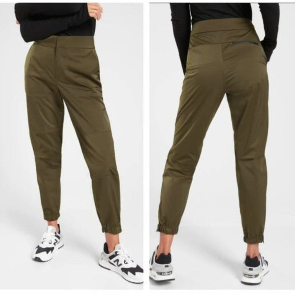 Athleta Radiant Jogger Pants Tortuga Olive {M38}